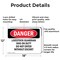 Signmission Livestock Guardian Dog On Duty Do Not Enter Danger Sign, Aluminum, 18in W x 12in L, 2PK OS-2PACK-DS-A-1218-L-2150 - alternate 3